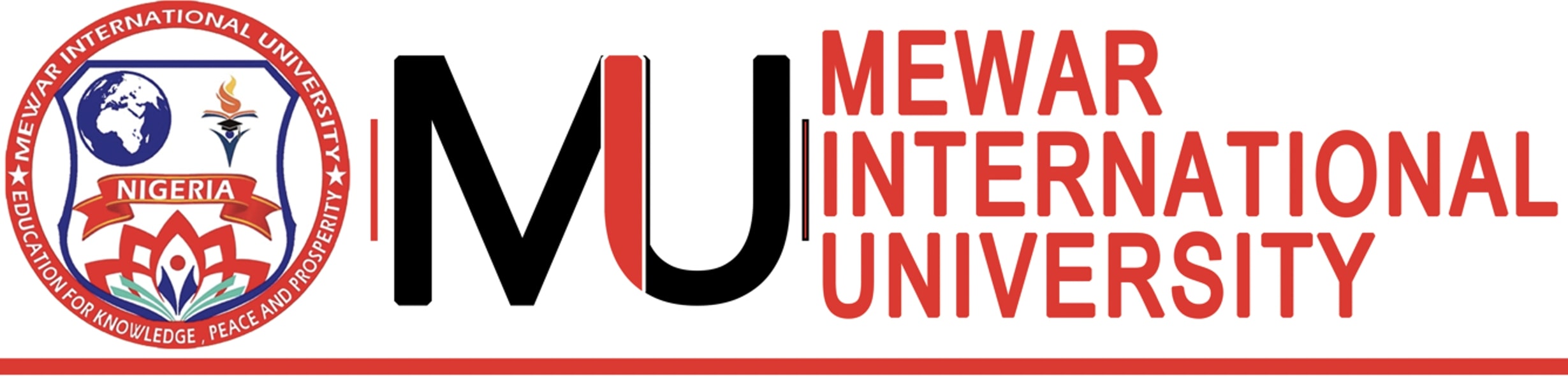 mewar international university logo